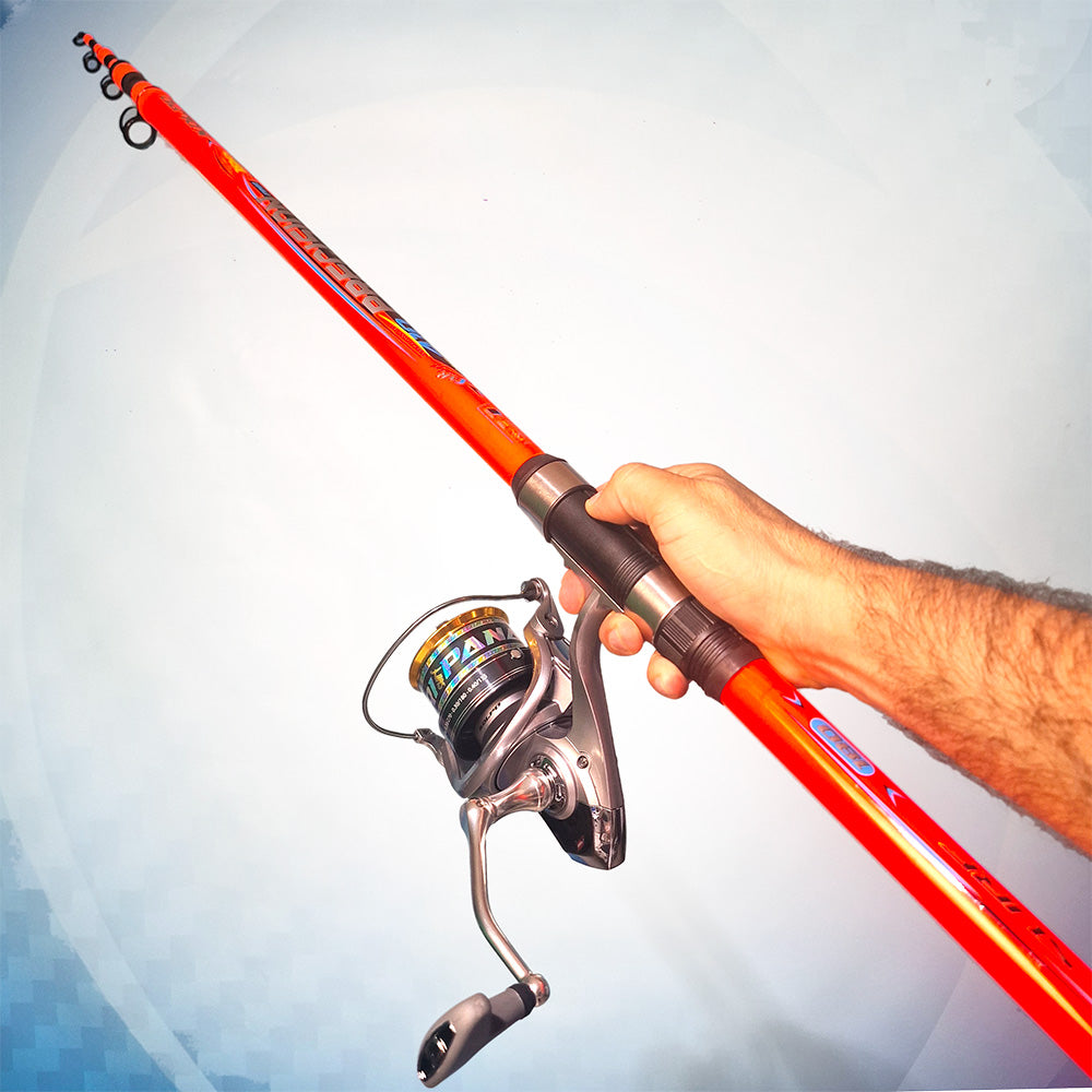 Combo Surfcasting Precision 4.10 + Mulinello Panari doppia Bobina