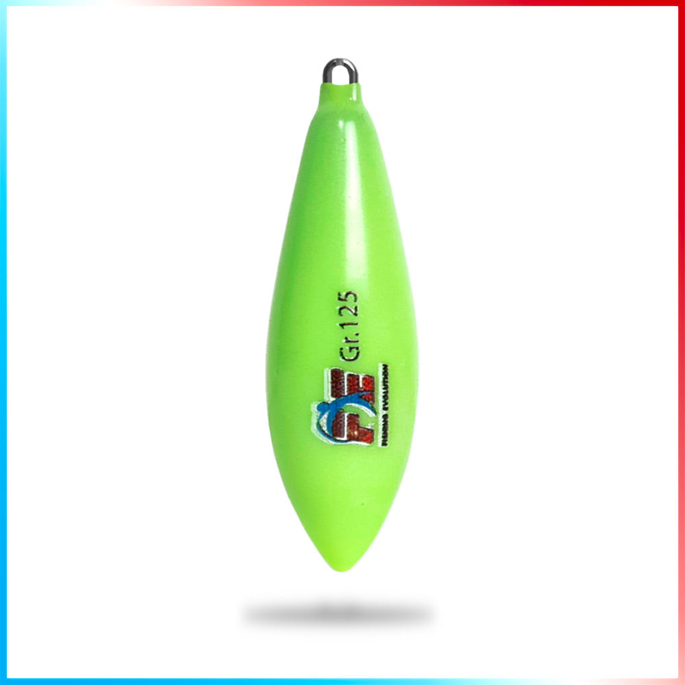 Plomb Ogive avec Anneau Inox Plastifié Extra Phospho