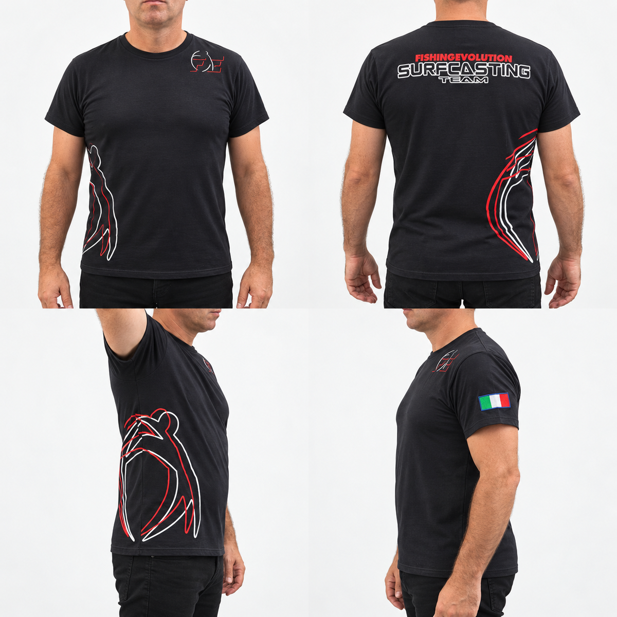 T-shirt Fishing Evolution – Surfcasting Team | Ultime XXL