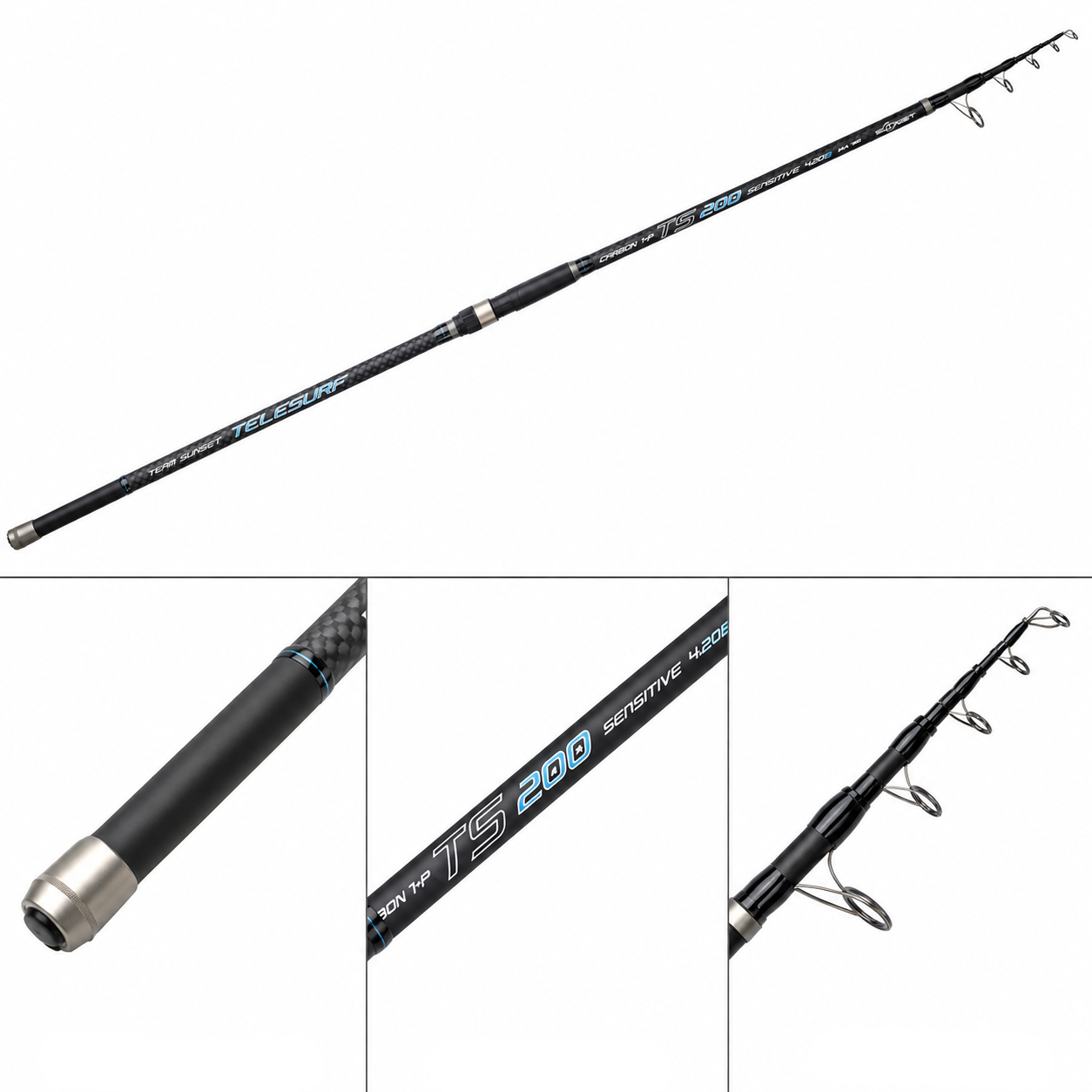 Sunset Telesurf TS 200 4,20 m 60-160 g – Canna Telescopica Surfcasting