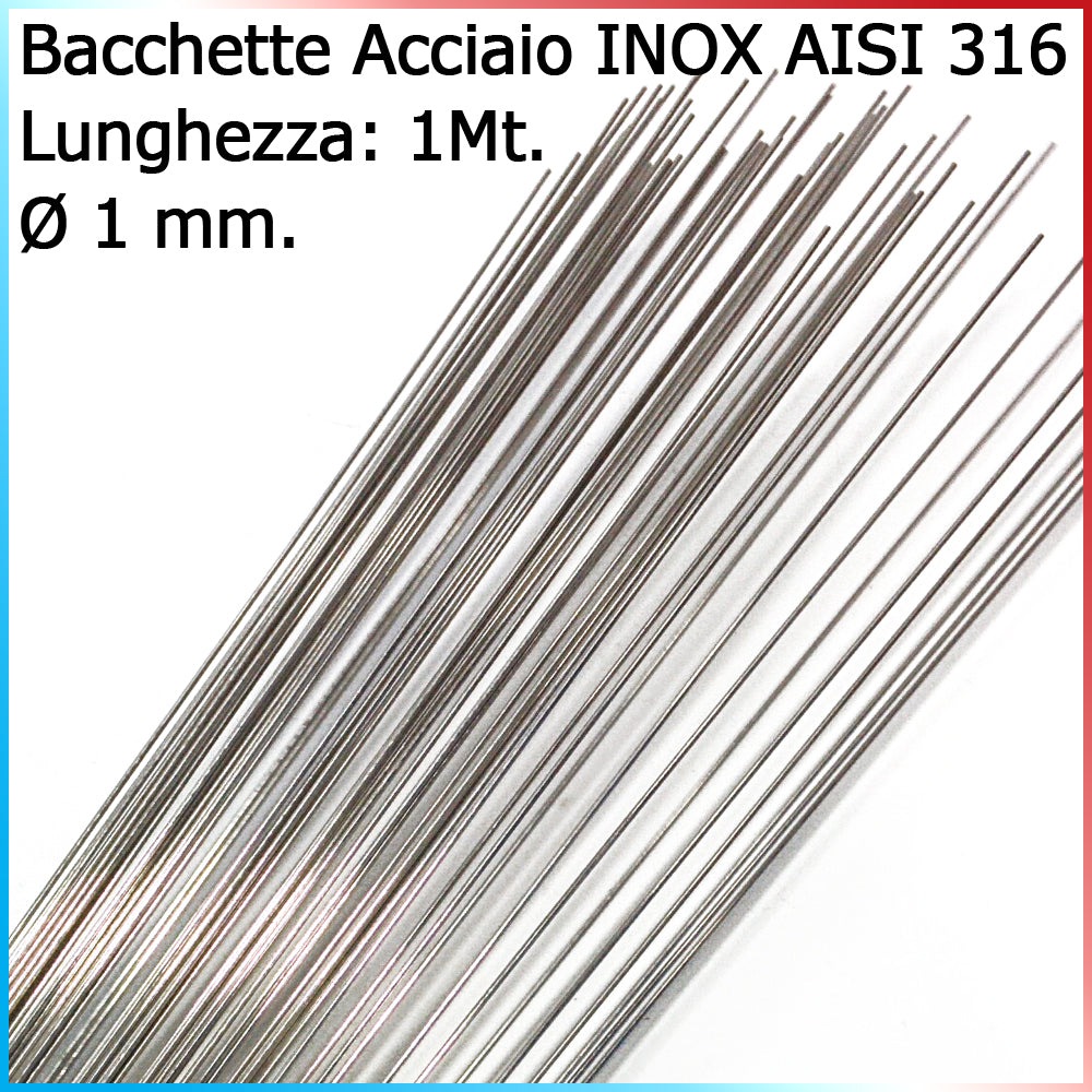 316 baguettes en acier inoxydable