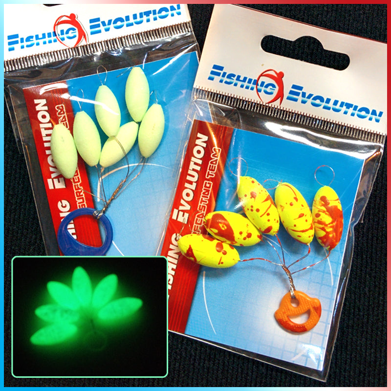 Bouchons flottants ovales