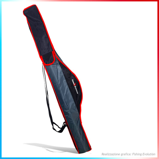 Fodero Porta canne da pesca per SurfCasting doppio Scomparto 160cm