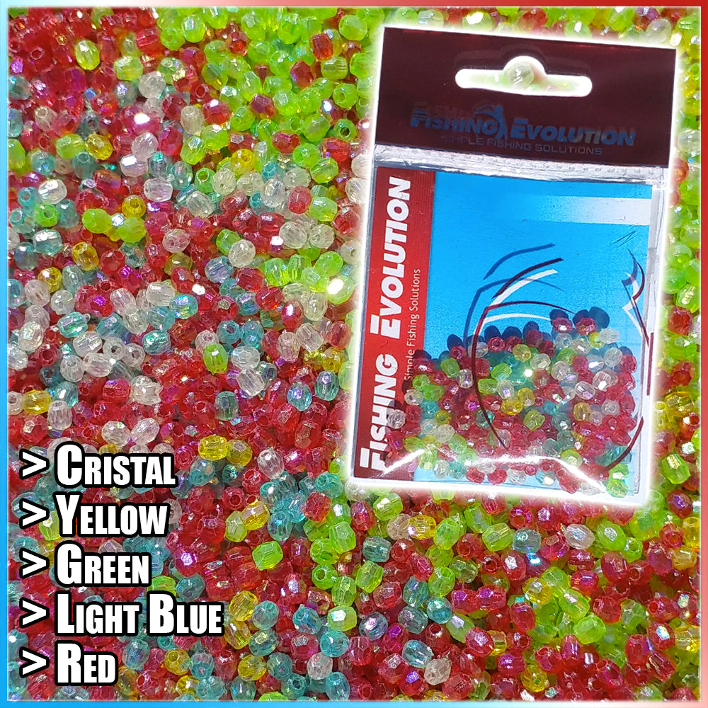 Perline sfaccettate assortite