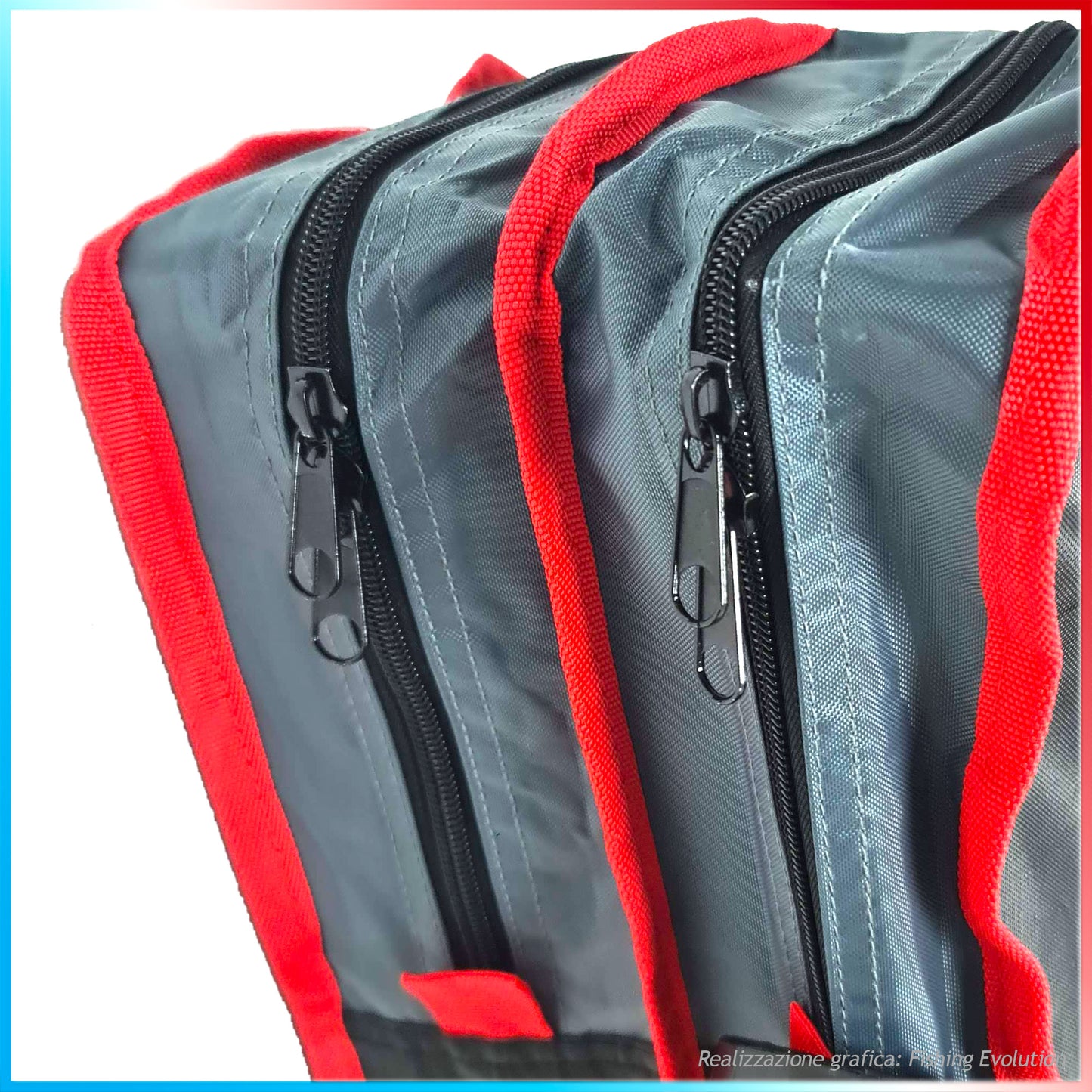 Fodero Porta canne da pesca per SurfCasting doppio Scomparto 160cm