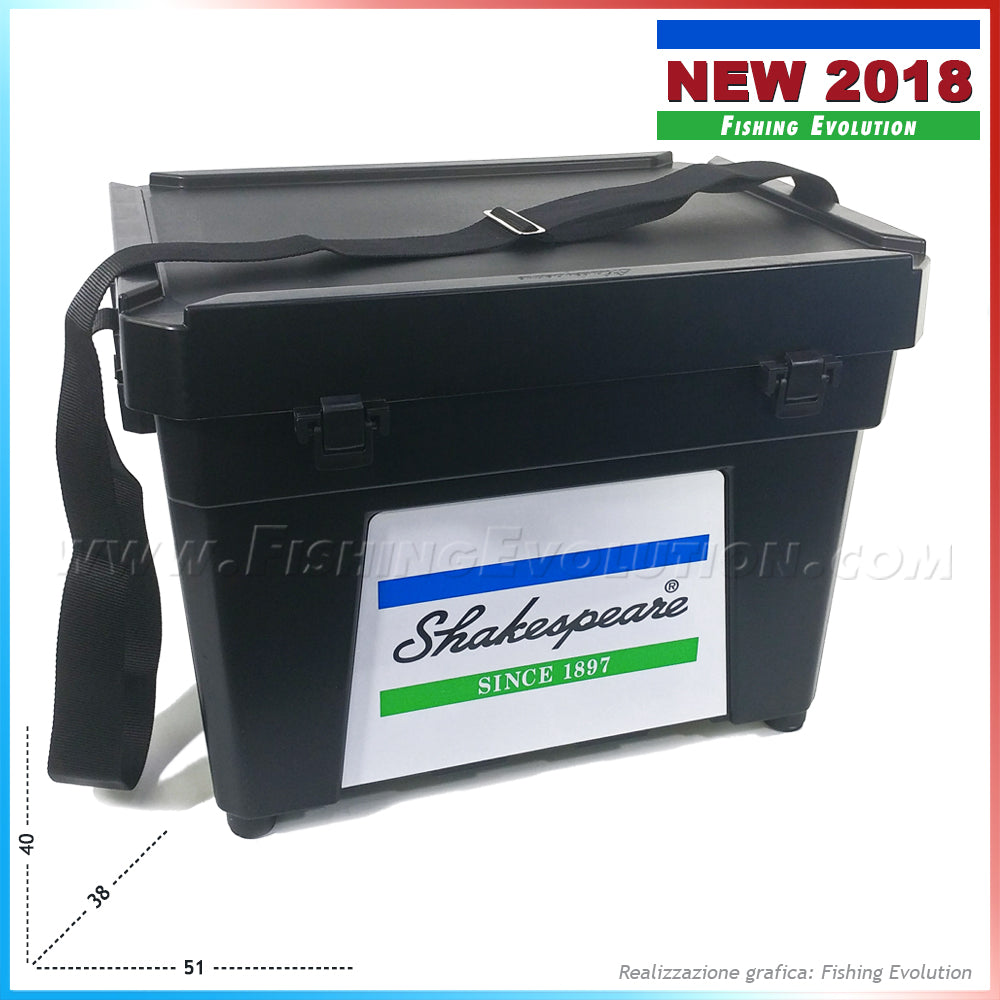 Configura il Tuo Seat Box Shakespeare Black