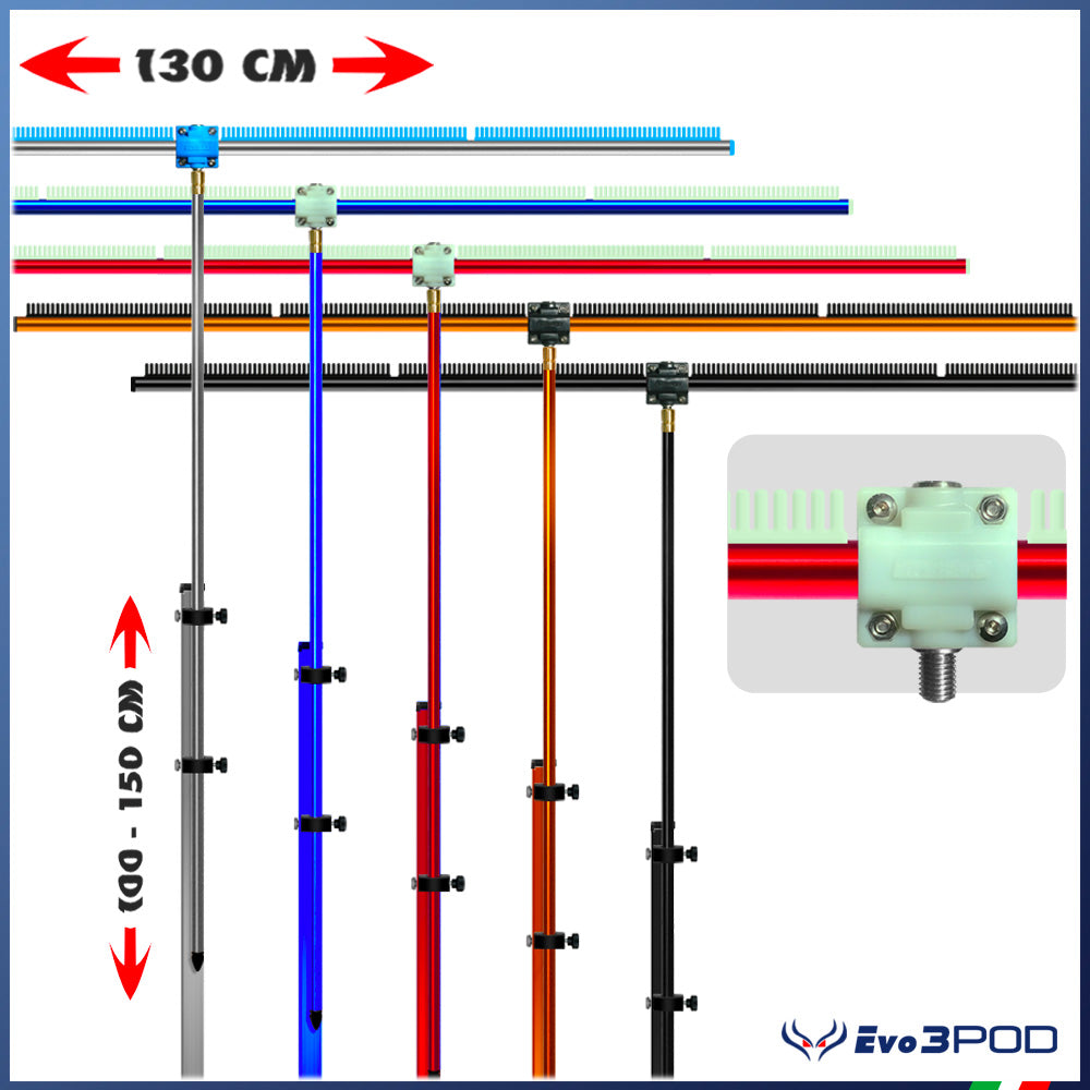 JP150 Combo barre d'épandage à piquets et poutres 130 cm