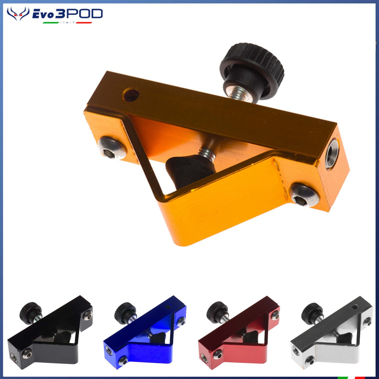 Support de composants universel et extension pour piquets d'angle