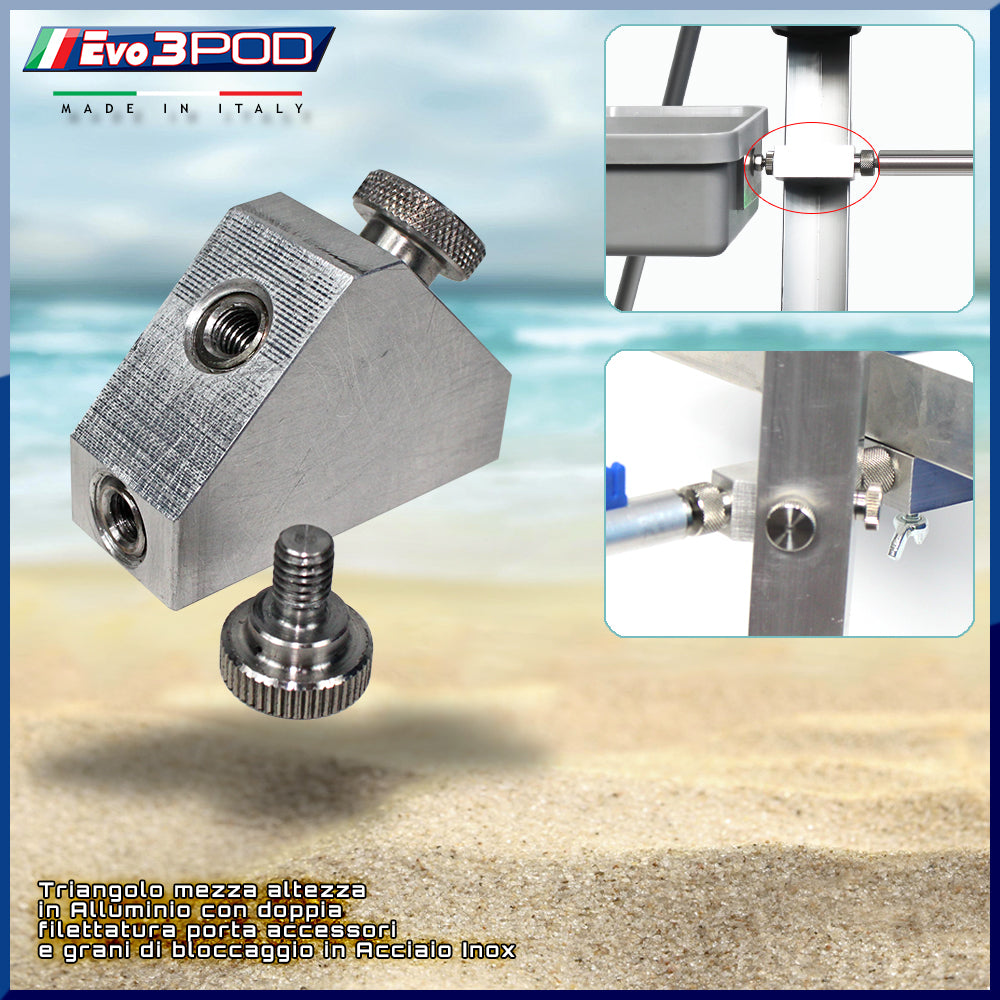 Triangolo porta accessori Alluminio