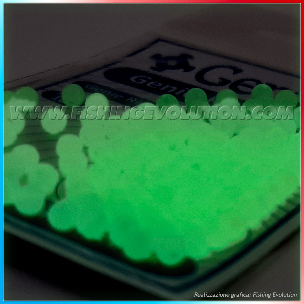 Hard Beads 100 Pcs. Various Colors and Phosphorescent