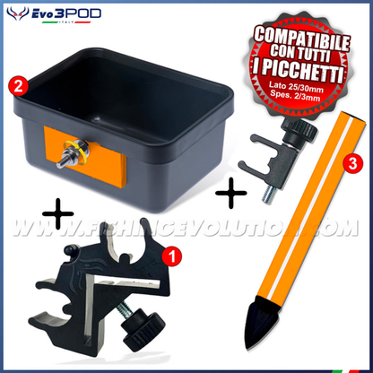 Kit Vaschetta e Porta Aghi da Picchetto