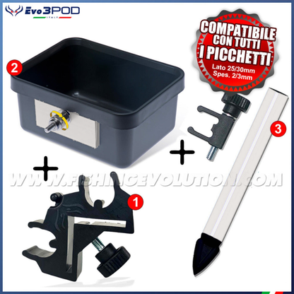 Kit Vaschetta e Porta Aghi da Picchetto