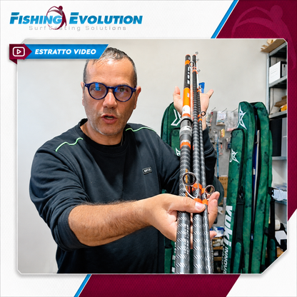 Combo Surfcasting Yuki Saikou Anura HP 4,20mt + Mulinello Kimmy 8000 con Filo