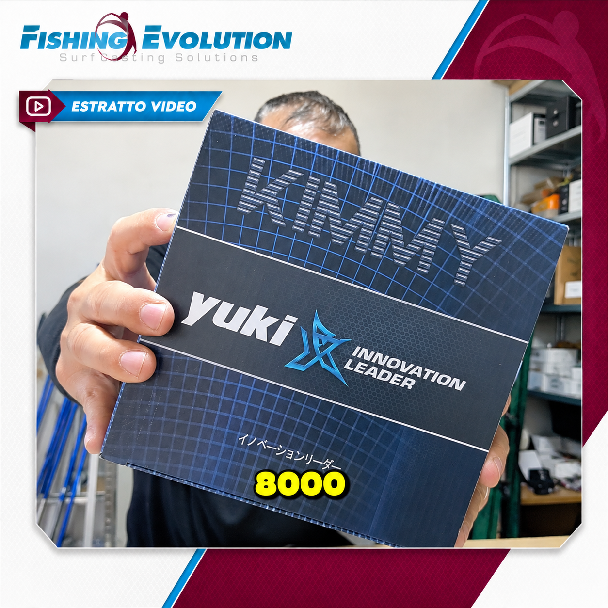 Combo Surfcasting Yuki Saikou Anura HP 4,20mt + Mulinello Kimmy 8000 con Filo