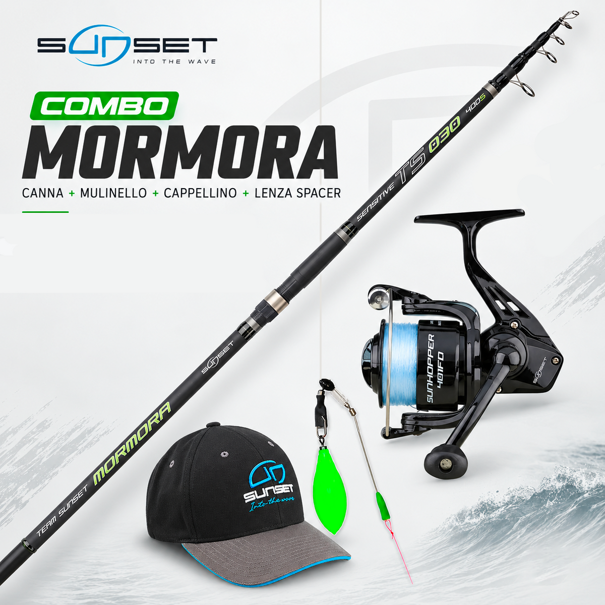 Sunset Mormora + Sunhopper – Combo Completa Beach ledgering