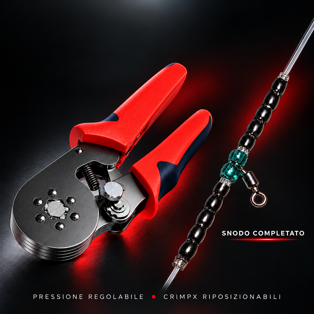 Pinza speciale a crimpatura controllata