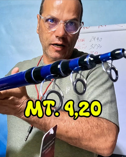 Combo Surfcasting Moonstone 4.20 + Mulinello Mitchell MX1 7000