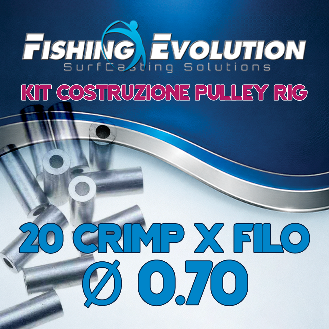 Crimp Tondo 20pz. per doppio filo 0.70