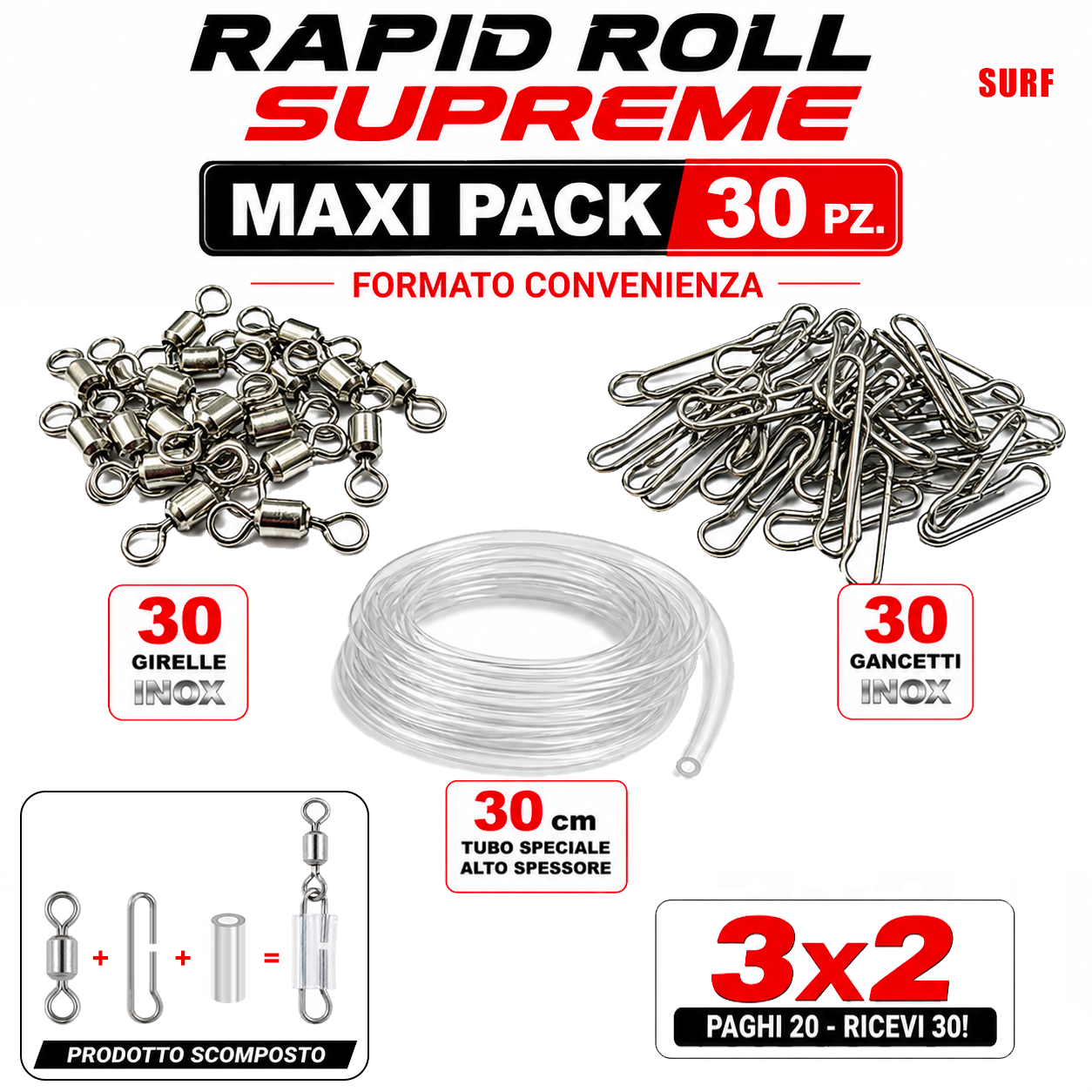 Rapid Roll Supreme 10pz. o Maxi Pack Convenienza 30pz.