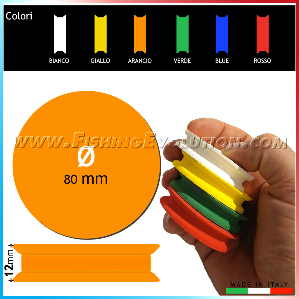 Ruzzole 80x12mm Avvolgi Travi e Braccioli (1pz)