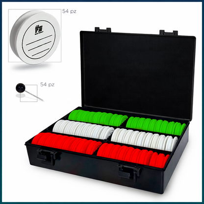 Winder Boxxx Coperchio Nero + 54 Ruzzole FE + 54 Spilli