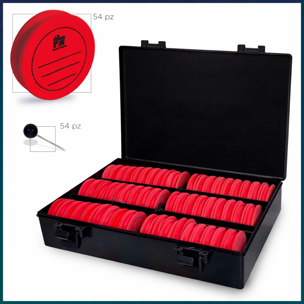 Winder Boxxx Coperchio Nero + 54 Ruzzole FE + 54 Spilli