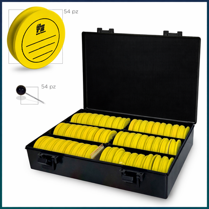 Winder Boxxx Coperchio Nero + 54 Ruzzole FE + 54 Spilli