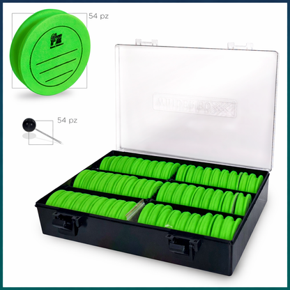 Winder Boxxx Coperchio Nero + 54 Ruzzole FE + 54 Spilli