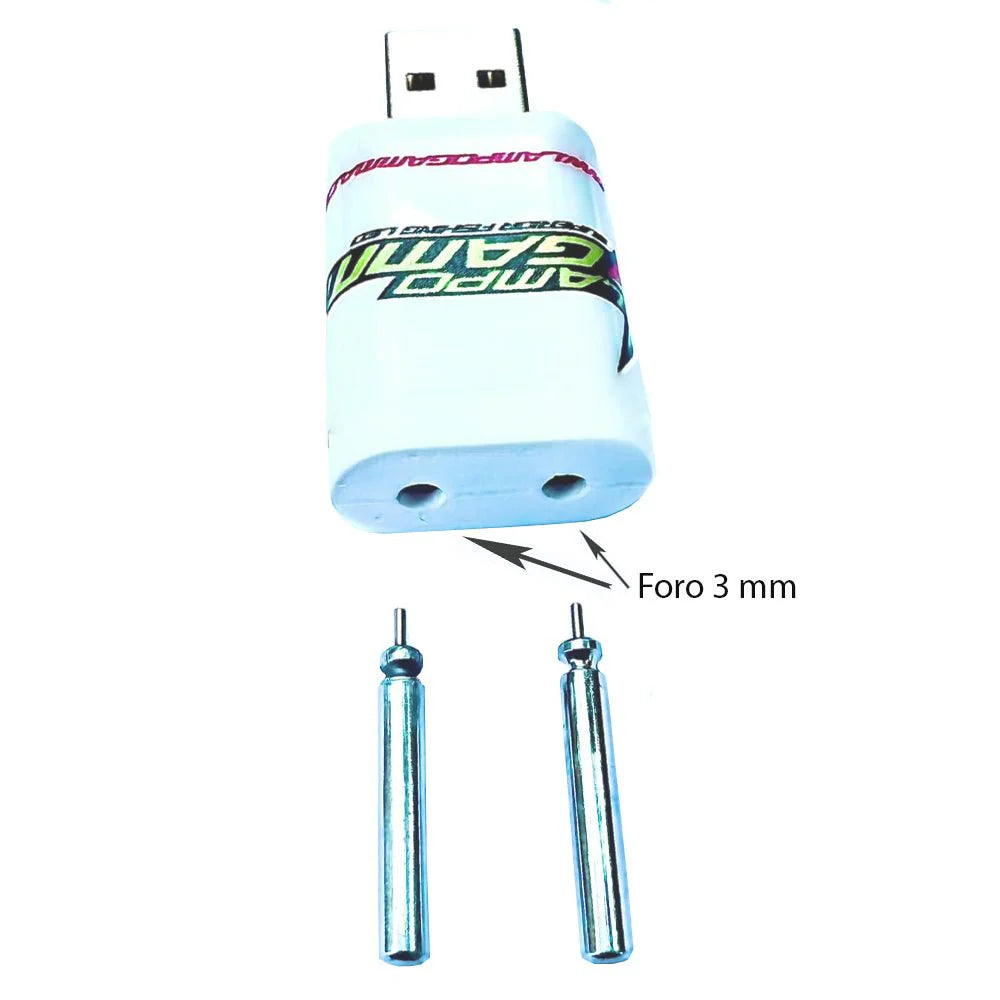 USB Doppia Ricarica Batteria Starlight a Led LG322 e JXP322