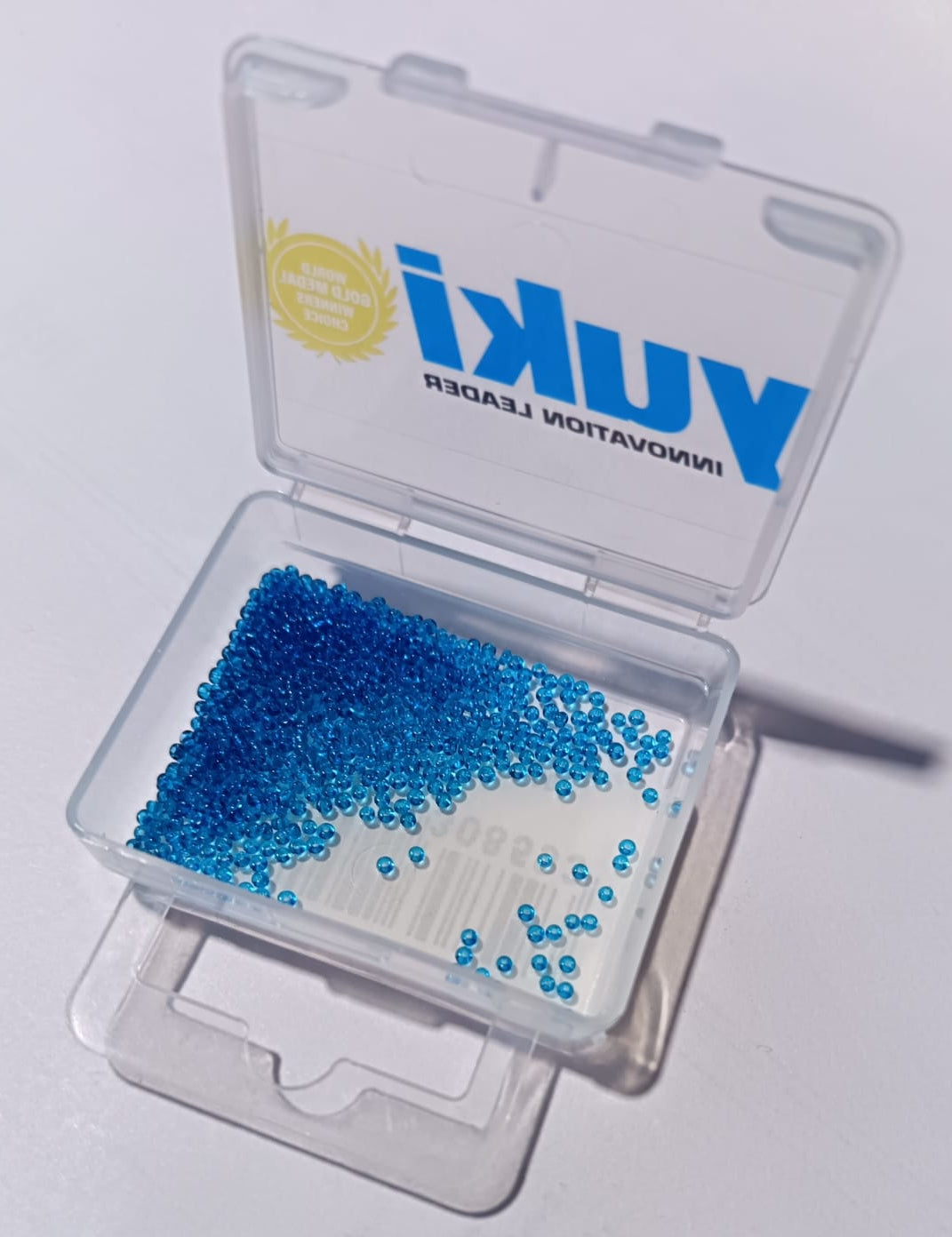 Micro Perline in Vetro Ø 0,57 mm Box da 200 pz – Incollaggio Travi per SurfCasting & Beach Fishing