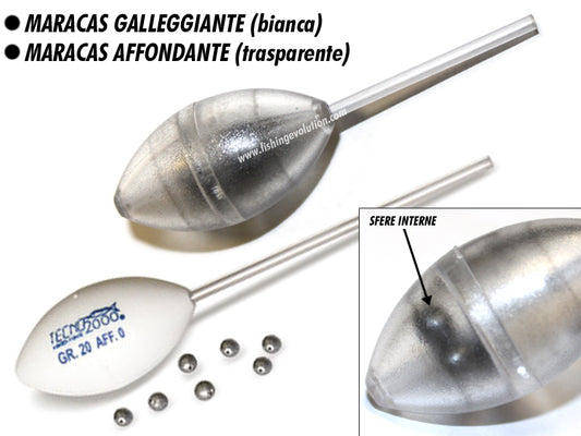 Bombe Maracas coulante (transparente)