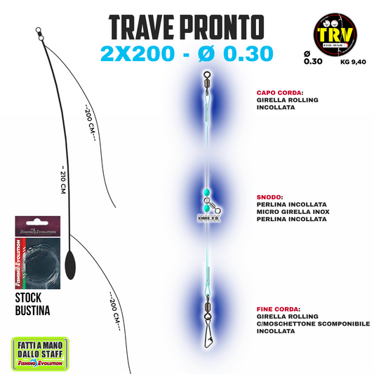 Trave Pronto 2x200 Pescante