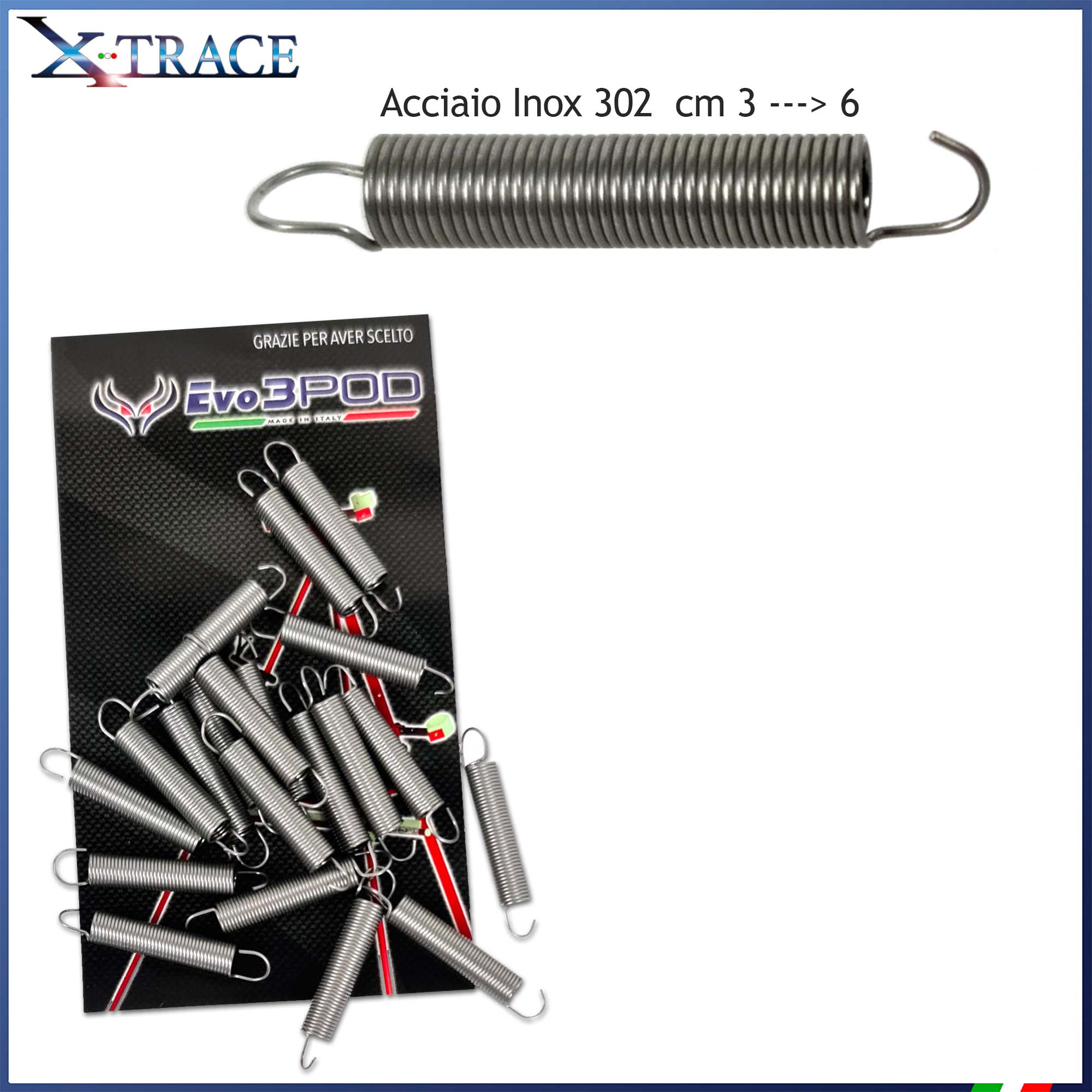 Molet Inox Kit 20 Mollette Inox X-Trace – FishingEvolution