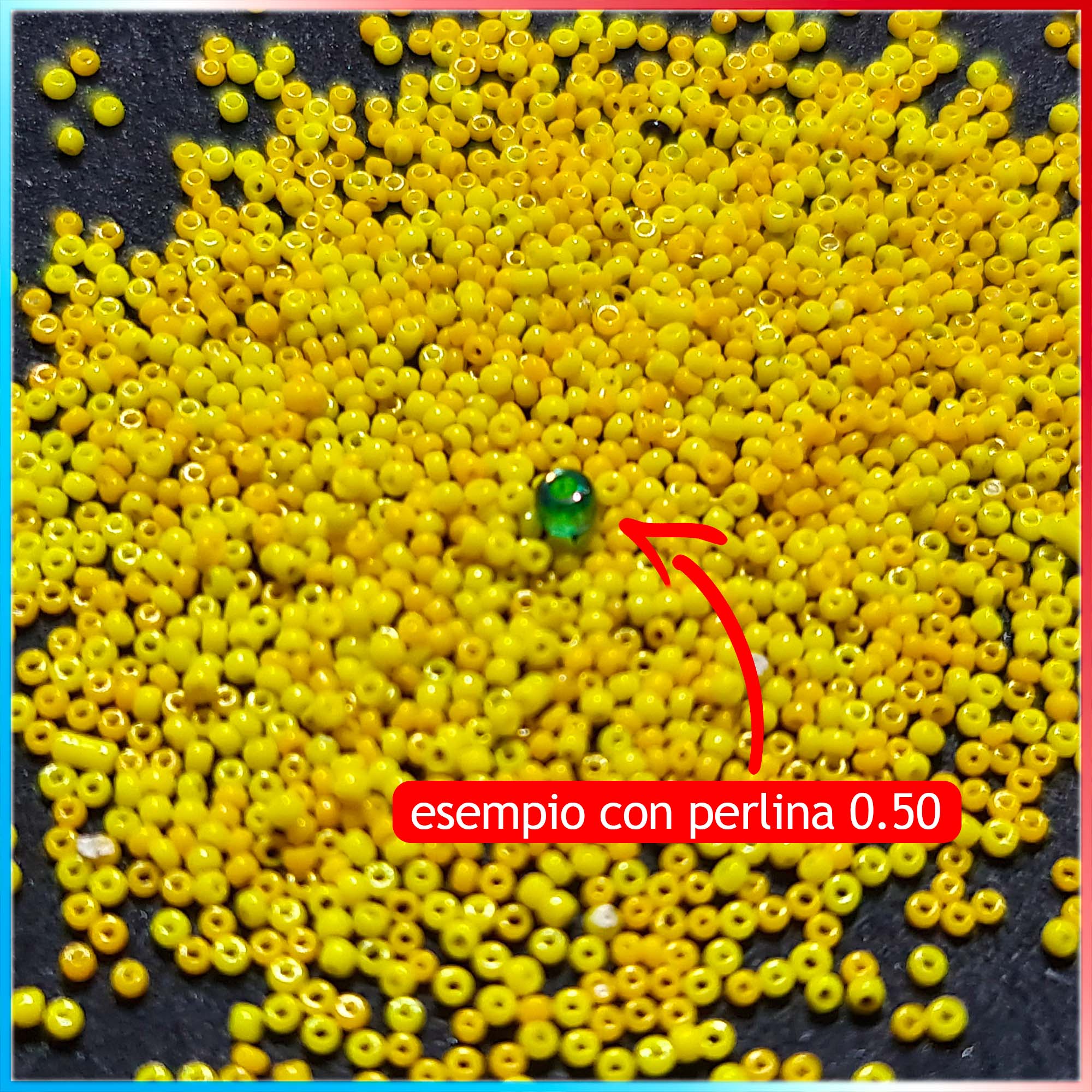 Micro Perline in Vetro da incollaggio 1000 pz.