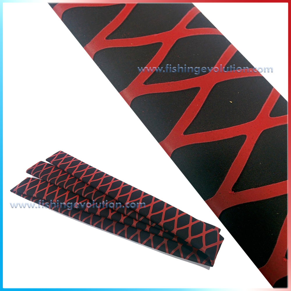 Termorestringente X-Cross Bicolore Nero-Rosso 75 cm