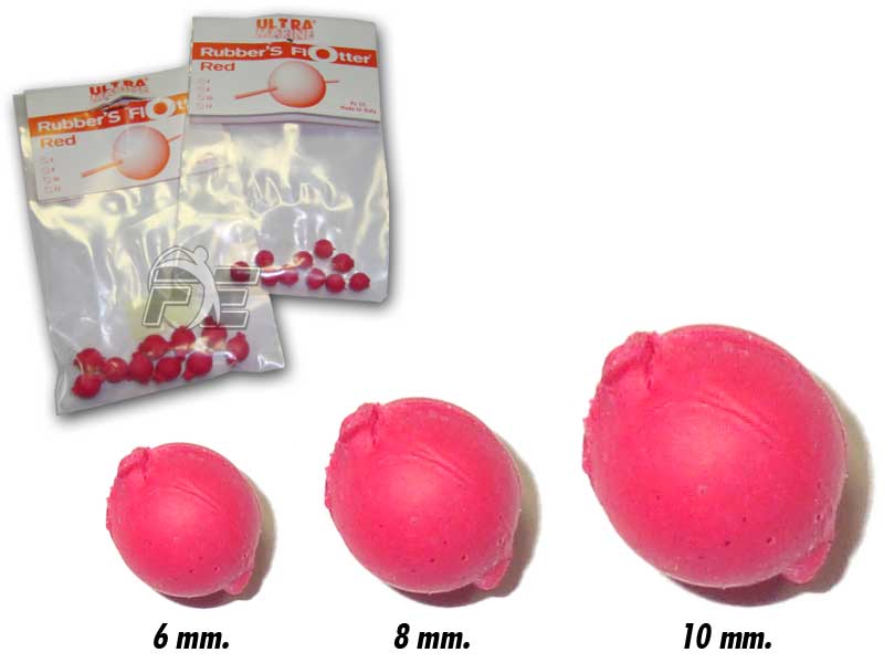 Rubbers Flotter red