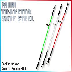 Mini Travetto Soft Steel 70Lb (3pz Tricolore)